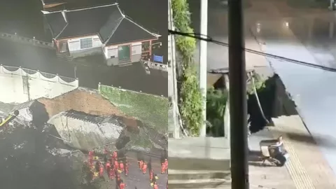 南宁北大桥路面塌陷事件